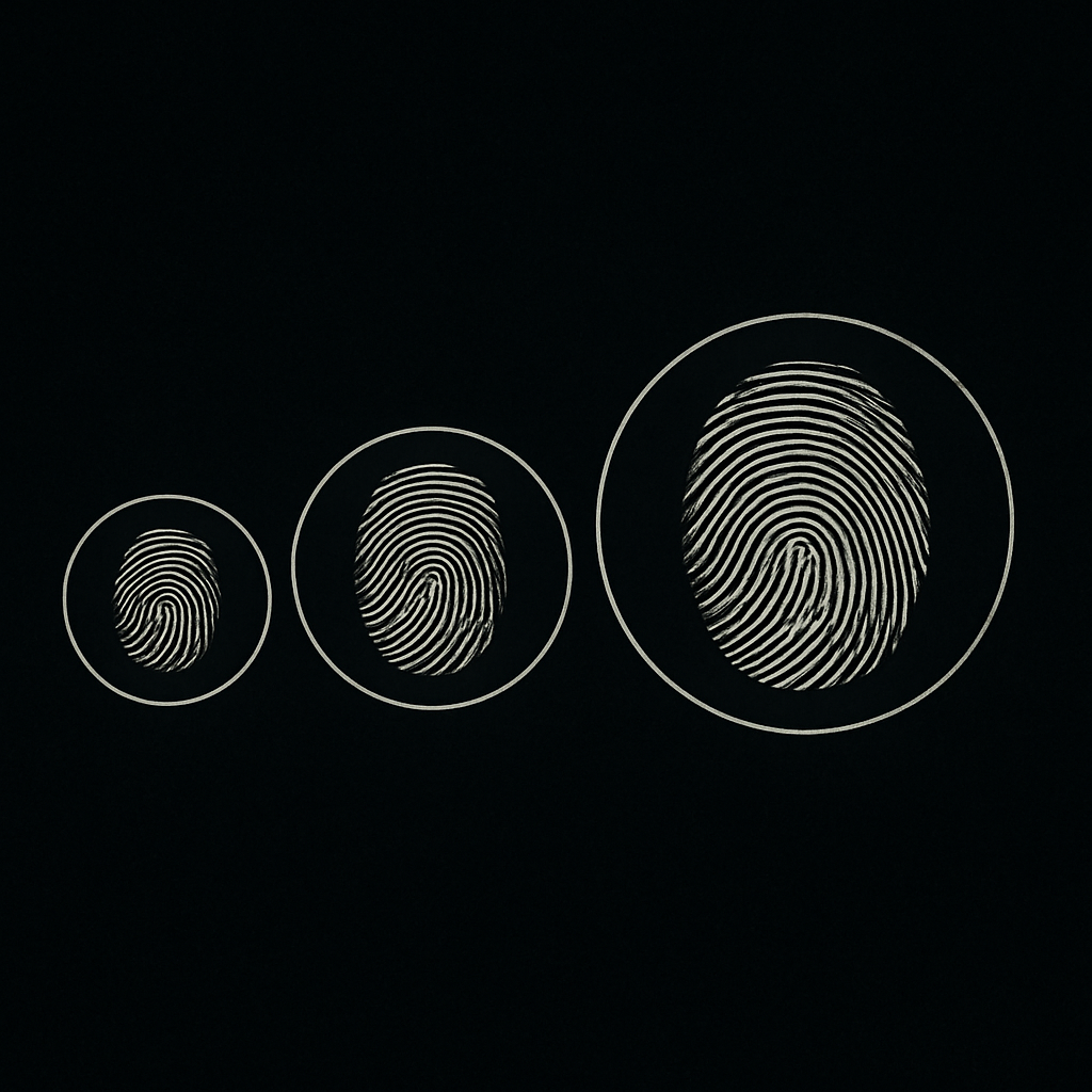 Fingerprint size parameter